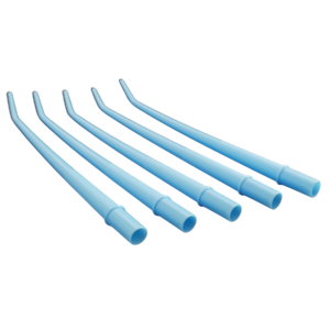 Cánula de succión dental azul 1/16 pulgadas