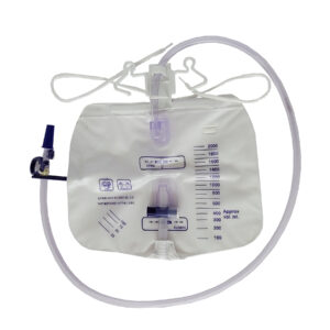 Bolsa de drenaje de orina valvula tipo T