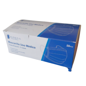 Mascarilla tres pliegues